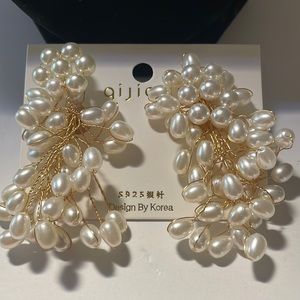 NWT  pearls and vines earrings